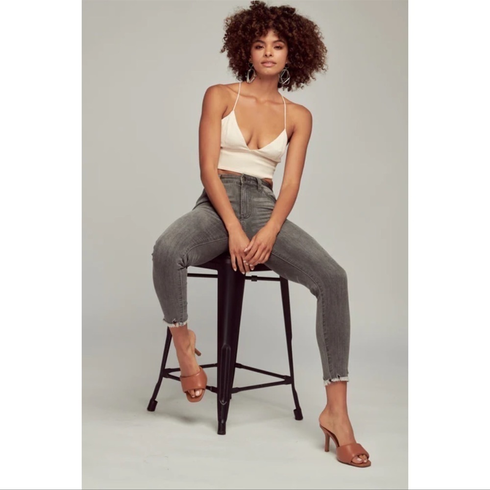 NATURE DENIM Gray Skinny Jeans